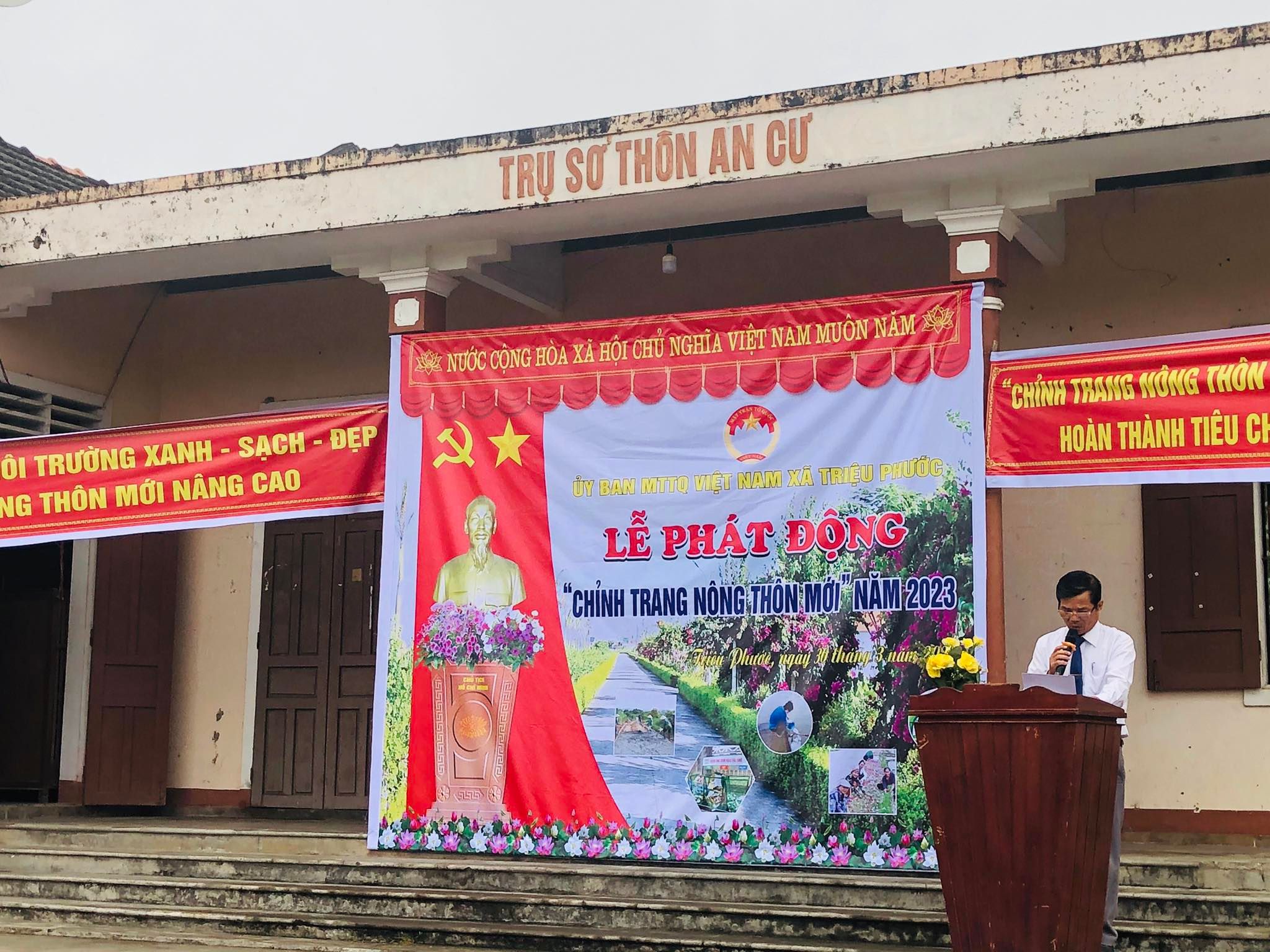 Đ/c Đặng Quang Trình phát biểu tại buổi Lễ